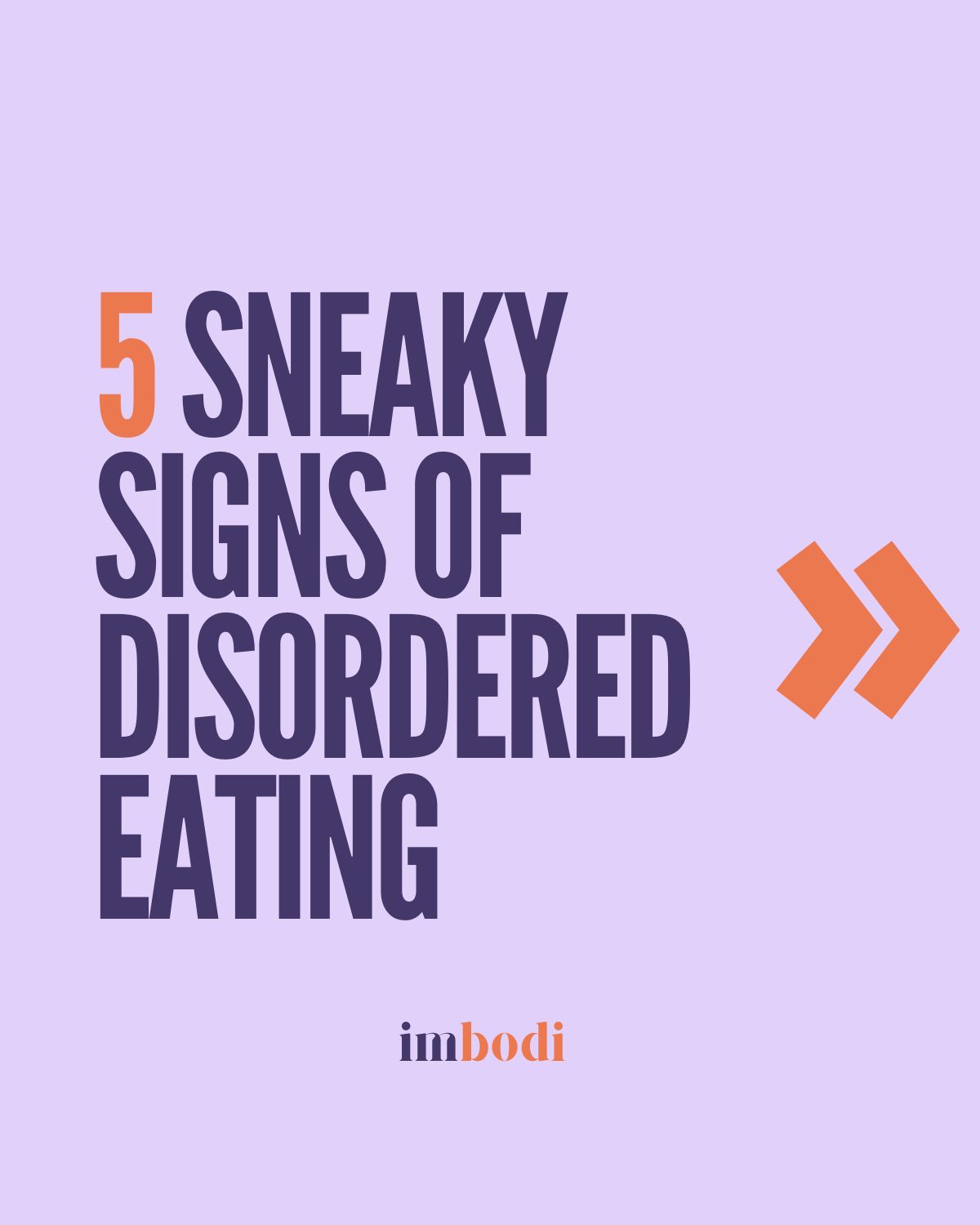 5 Sneaky Signs of Disordered Eating