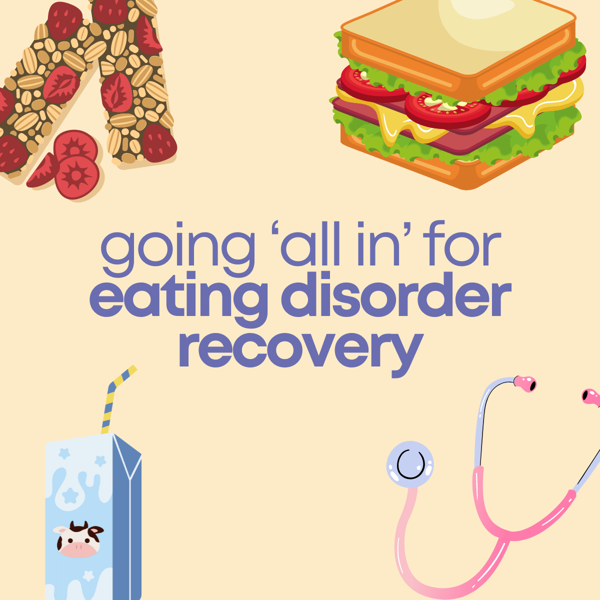 going all in for eating disorder recovery